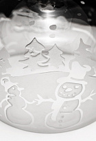 Лимонница из серебра и хрусталя «Дети на коньках»