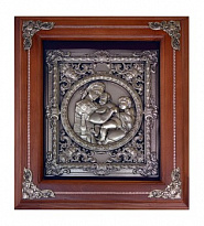 Деревянная ключница «Мадонна с младенцем»