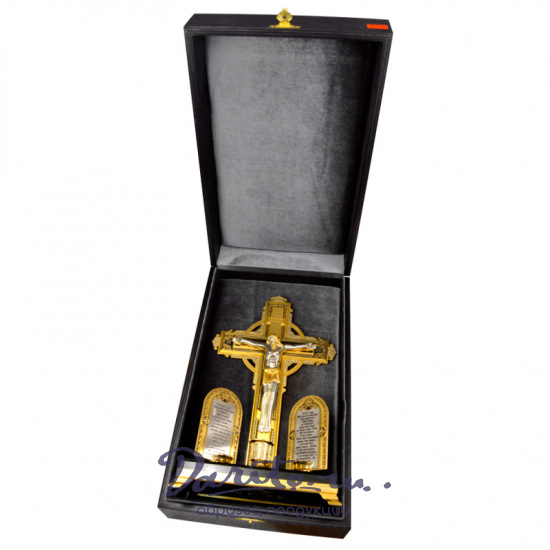 Распятие Христово с молитвой со вставкой из нефрита