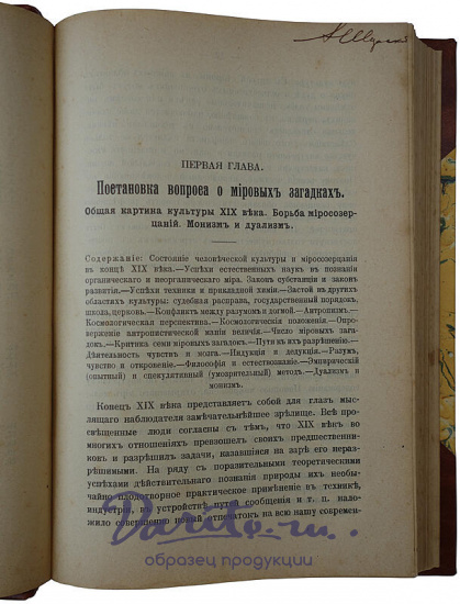 Антикварная книга .Геккель Э. Мировые загадки. Общедоступные этюды по монистической философии (1907г.)