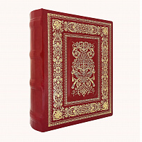 Фотоальбом Орнамент в переплете эко/кожа с золотым тиснением