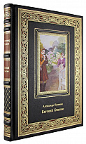 Подарочная книга. Евгений Онегин в кожаном переплете с тиснением