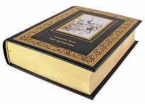 Книга Дюма А. Три мушкетера в кожаном переплете с тиснением, бинтами и торшонированным обрезом