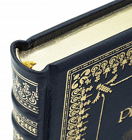 Подарочная книга Saint Petersburg в кожаном переплете с тиснением золотой фольгой