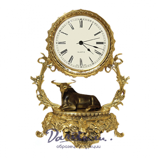 Часы из бронзы «Буйвол»