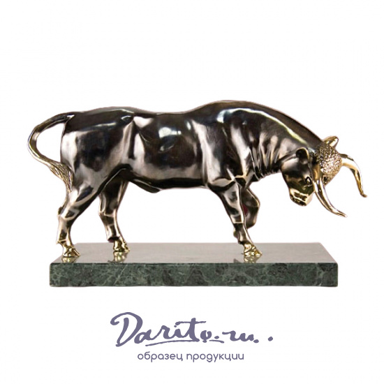 Скульптура из бронзы «Буйвол»