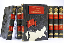 Подарочное издание Библиотека контрразведчика в кожаном переплёте. 18 произведений в 20 книгах.