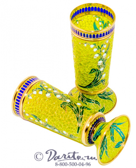 Подарочные бокалы «Ландыши»