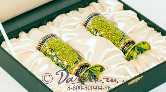 Подарочные бокалы «Ландыши»