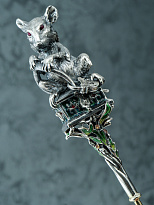 Ложка авторская «Крыска на ларце»