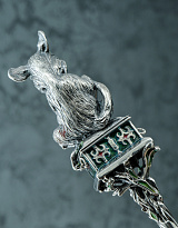 Ложка авторская «Крыска на ларце»