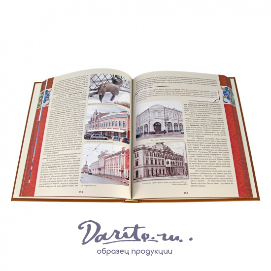 Подарочная книга. Свидания с Ярославлем в кожаном переплете.