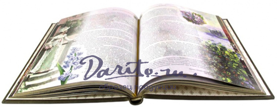 Подарочная книга Мифы и легенды о цветах в кожаном переплете