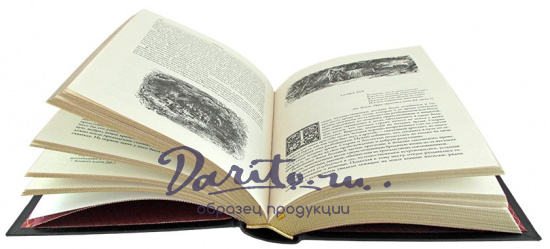 Подарочная книга Айвенго в кожаном переплете с тиснением