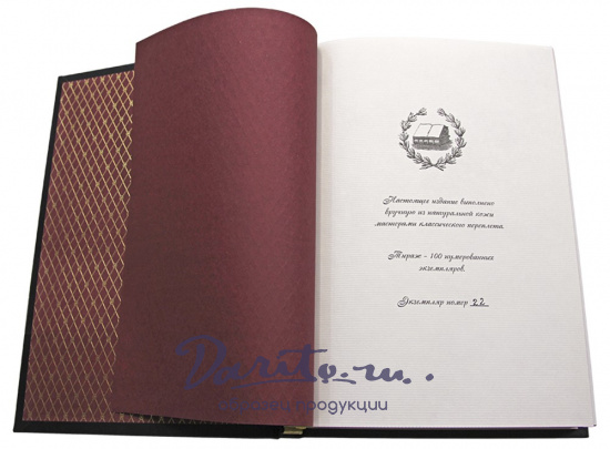 Подарочная книга. Анна Каренина  в кожаном переплете с тиснением