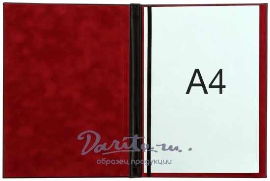 Кожаная папка адресная «Поздравляем!»