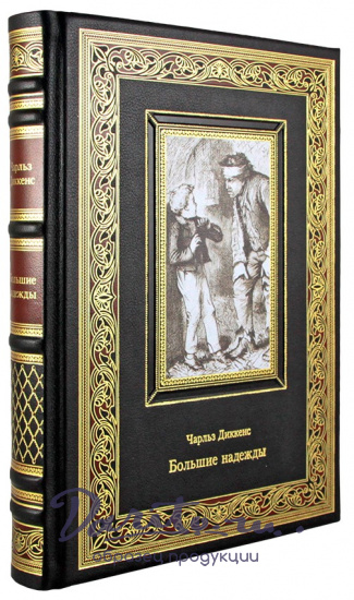 Подарочная книга. Большие надежды в кожаном переплете с тиснением