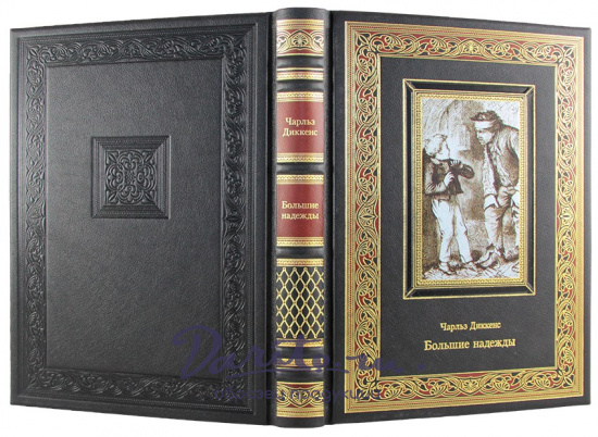 Подарочная книга. Большие надежды в кожаном переплете с тиснением