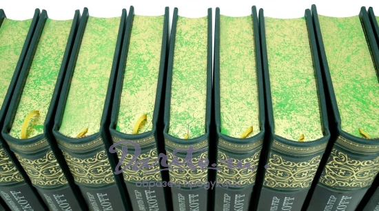 Вальтер Скотт. Собрание сочинений в 20 томах в кожаном переплете.