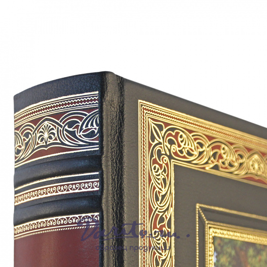 Подарочная книга. Война и мир в кожаном переплете с тиснением