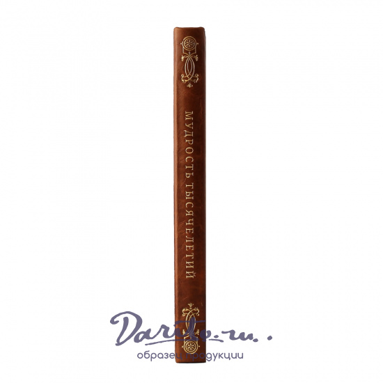 Мудрость тысячелетий. Подарочная книга в кожаном переплете.