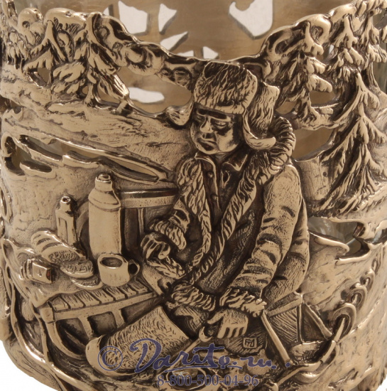 Подстаканник «Зимняя рыбалка»