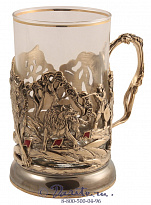 Подстаканник «Охота на волков»