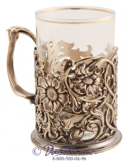 Подстаканник «Цветочный узор»