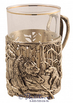 Подстаканник «Охота на медведя»