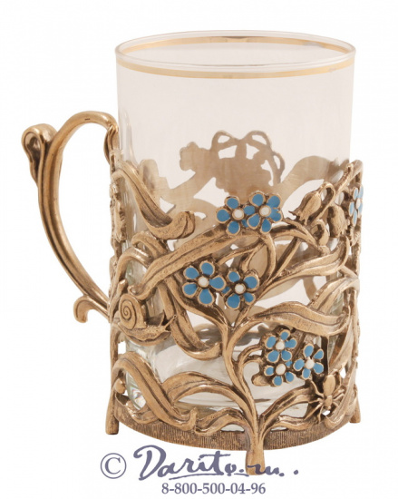 Подстаканник «Незабудки»