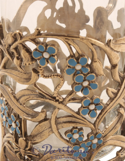 Подстаканник «Незабудки»