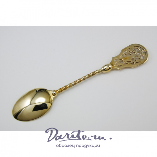 Чайная ложка Орнамент из латуни
