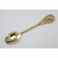 Чайная ложка Охота из латуни