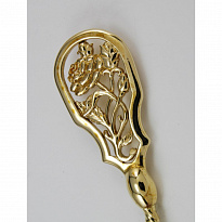 Чайная ложка Розы из латуни