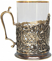 Подстаканник из латуни «Дорогой Бабушке»