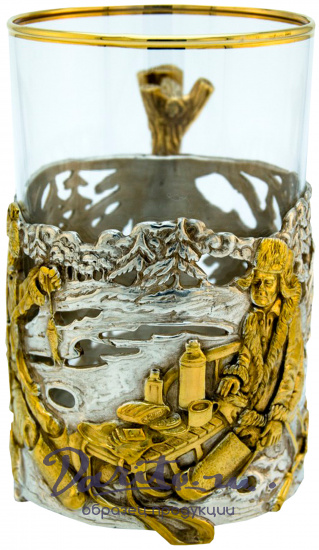 Подстаканник в подарок «Зимняя рыбалка»