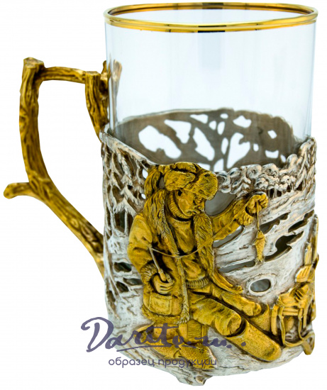 Подстаканник в подарок «Зимняя рыбалка»