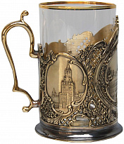 Подстаканник из латуни «Красная площадь»