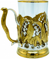 Подстаканник в подарок «Ландыши»