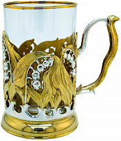 Подстаканник в подарок «Ландыши»