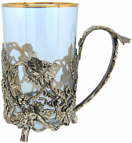 Подстаканник из латуни «Лоза»