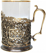 Подстаканник из латуни «Милой Барышне»