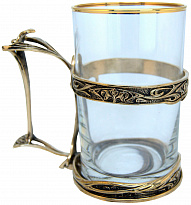 Подстаканник из латуни «Модерн»