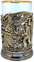 Подстаканник из латуни «Оборона Севастополя»