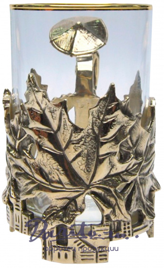 Подстаканник в подарок «Осенний город»