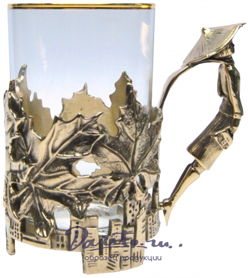 Подстаканник в подарок «Осенний город»