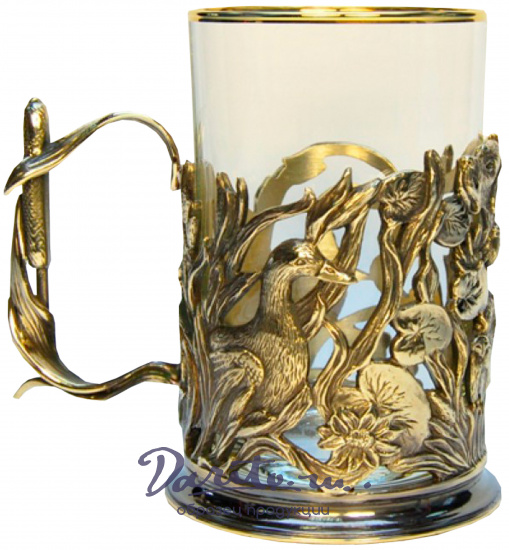 Подстаканник «Охота в камышах»