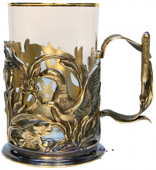 Подстаканник «Охота в камышах»