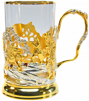 Подстаканник в подарок «Охота на волка»