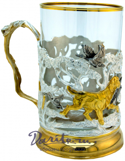 Подстаканник в подарок «Охота на уток»